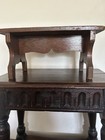 Antique Primitive Grain Painted Cricket Bench foot Stool