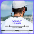 Glasses Strap 3 Pcs - No Tail Sunglasses Straps - Adjustable 14in  Black-3pcs