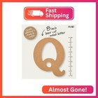 Plaid Unfinished Wood Letter  8  Wooden Surface Perfect For Diy Arts And Crafts 