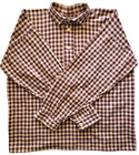 Shirt Mens Victorian Large Cotton 4 Button Reproduction Ecru Black Reenactment