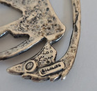 Vintage Judie Gumm Sterling Silver Spirit Eagle Brooch Northwest Coast Artisan