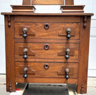 Antique Small Size Child s Dresser Or Salesman s Sample - 22  W By 41  H X 12  D