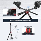 72 Inch Camera Tripod Monopod With Center Column And Ball Head Aluminum