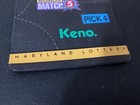 Maryland Lottery Betting Slip Protective Sleeve Advertising Item