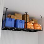 Heavy Duty 3ft X 8ft Overhead Garage Storage Adjustable Mounted Ceiling Rack Blk