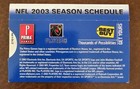 Ea Sports Madden 2003 Nfl Pocket Schedule Rare Mike Vick Atlanta Falcons