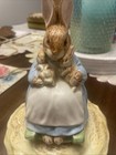 Beatrix Potter Mrs  Rabbit And Bunnies Nursery Nightlight Lamp Schmid 1992