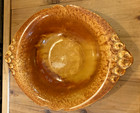Vintage Haeger No 4060 Brown Drip Glaze Large Pottery Serving basin Bowl