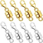 Magnetic Necklace Clasp Extra Strong  Gold And Silver Plated Magnet Jewelry C   