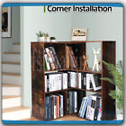 Wide Multi Bookcase Storage Organizer Wood Office Shelving Bookshelf Open Shelf
