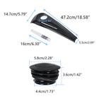 Smooth Dash Fuel Console Gas Tank Cap Cover For Harley Electra Road Glide 08-23