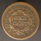 1851 Philadelphia Mint Copper Braided Hair Large Cent  - Better Condition