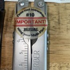 Vintage Gerber Multi Tool Pliers Pn 55850 Leather Sheath Usa 13 Components 