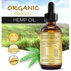 2x Organic Hemp Oil Ultra Premium Cold-pressed Support Stress Joint Hair Health