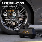 150psi Tire Inflator Portable Air Compressor 12v Car Pump Digital Auto Shut Off