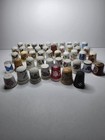 Vintage Porcelain Ceramic  Wood Thimble Collection Lot Of 47