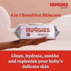 Huggies Nourish Baby Wipes Cocoa   Shea Butter 10 Pack  640 Total Wipes 