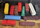 Vintage Mixed Lot O Scale Train Cars Caboose Flat Car Marx Lionel 12 Tanker Rr