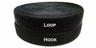 Velcro   Brand 1  Inch Wide Black Hook And Loop - Sew On Type - 10 Feet - Uncut
