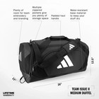 Brand New Adidas Team Issue 2 Medium Duffel Bag Black white