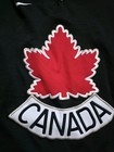 Vintage Nike Team Canada Hockey Jersey Sz Small Black Red Mens Polyester