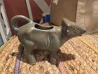 Creative Co-op Stoneware 4 Oz Cow Creamer Pitcher 6  X 4 