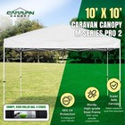 Caravan Canopy M Series Pro 2 10 X 10 Ft Straight Leg Pop-up Canopy Tent  White