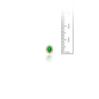 14kt Solid Gold Kids Oval Screwback Stud Earrings