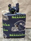Nfl Seattle Seahawks On Cotton Fabric  Handmade  Square Tissue Box Cover