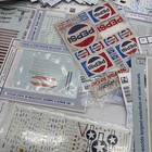 Lot 100  Microscale Esci Decal Trains And Military Planes And Gas Oil
