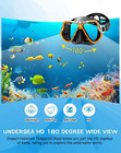 Dry Snorkel Set panoramic Wide View Anti-fog Scuba Diving
