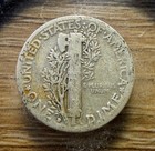 1934-d Mercury Dime - Actual Silver Coin Shown - Free Shipping   Tracking Inv338