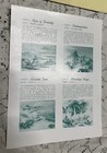 Vintage Four Beautiful Chinese Scenic Prints By Famous Chinese Artists