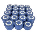 Vintage Paranoid Inlaid Blue Dotted Circle 1930   s Poker Chips Lot Of 187
