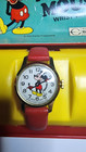 Vintage Walt Disney Mickey Mouse Bradley Time Wrist Watch 6801 W  Original Box