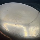 Vintage Solid Brass Etched Round Trinket Box Jar W lid Asian