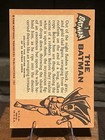 1966 Topps The Batman Rookie Card - Black Bat -  1
