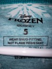 Disney Frozen Brand Girl s Teal Long Sleeve Shirt Featuring Elsa - Size 5