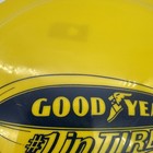 Vintage Goodyear Tires Blimp Yellow Flying Disc Frisbee Humphrey Flyer Usa