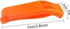 Safety Whistle Marine Whistle Plastic Whistles With Lanyard For Emergency 2 Pcs
