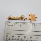 Vintage Gold Tone Canada Maple Leaf Brooch Travel Souvenir Pin
