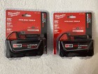 2pcs Milwauke 48-11-1850 M18 18v  Xc 5 0ah Red Lithium Ion Batteries Genuine