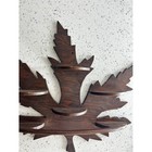 Wooden Maple Leaf Wall Shelf Cabin Adirondack Cottage Lodge Rustic Handmade