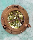 12  Window Porthole Brass Nautical Vintage Finish Boat Ship Window Porthole Gift