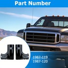 Cab Corner Kit Driver   Passenger Side Compatible With F250 F350 F450 F550