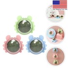 3 Pack Natural Catnip Wall Ball Toys Cat Kitten Playing Chew Clean Teeth Toy