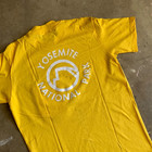 70s Deadstock Vintage Yosemite National Park T-shirt Sz M Mountaineering School