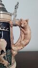 Vintage German  the Great Hunters  Lidded Beer Stein Numbered 4316 New With Tags