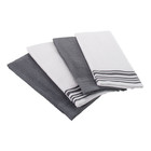 Mainstays 4-pack 16   x26    Woven Kitchen Towel Set  Grey 