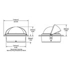 Ritchie Compass  Flush Mount  3  Combi  Black F-83